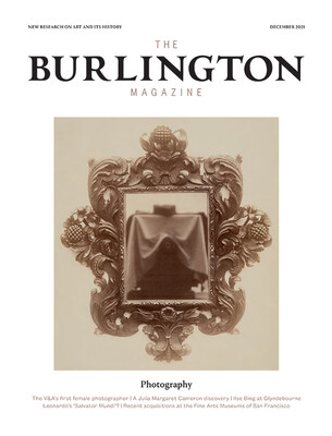 December 2021 - Photography - The Burlington Magazine
