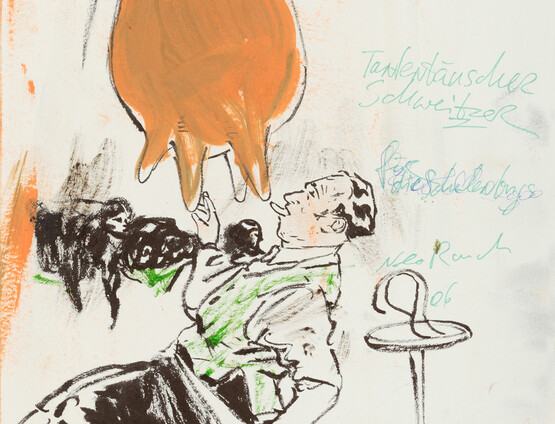 Neo Rauch on paper