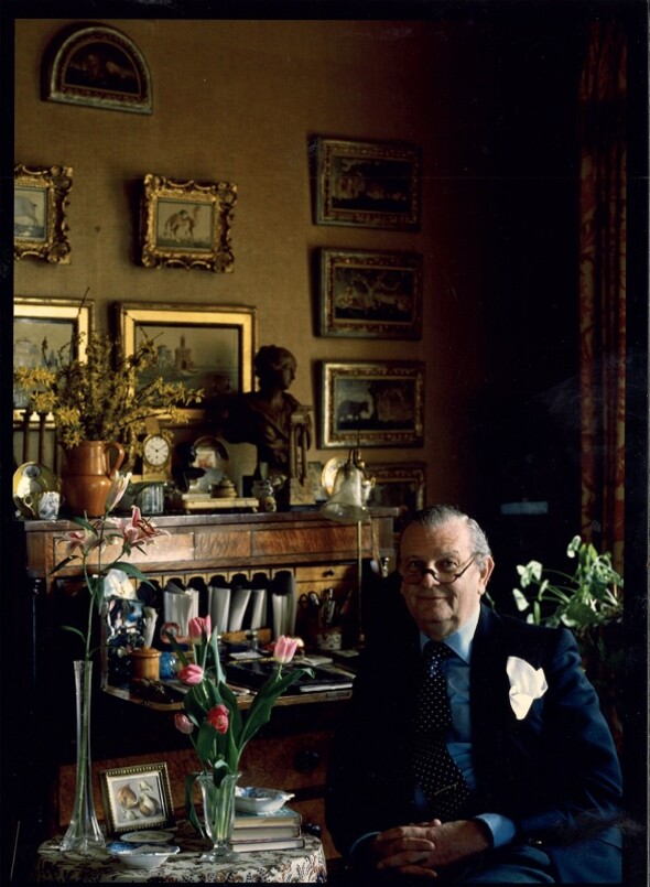 Jack Baer at home in the 1980s.