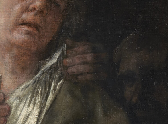 Detail of Self-portrait with Dr Arrieta