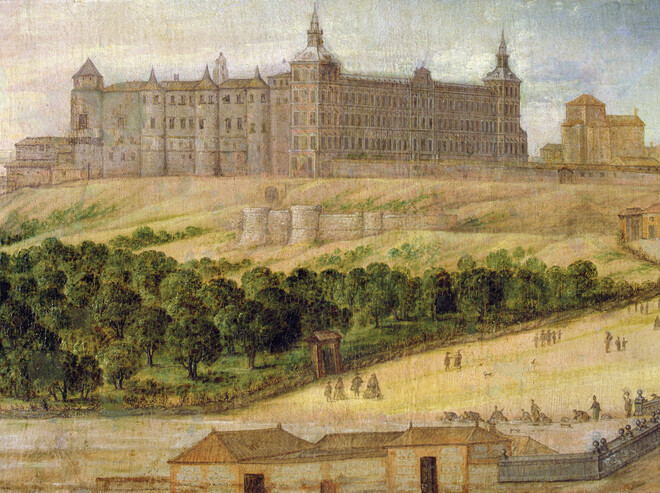 View of the Real Alcázar, Madrid
