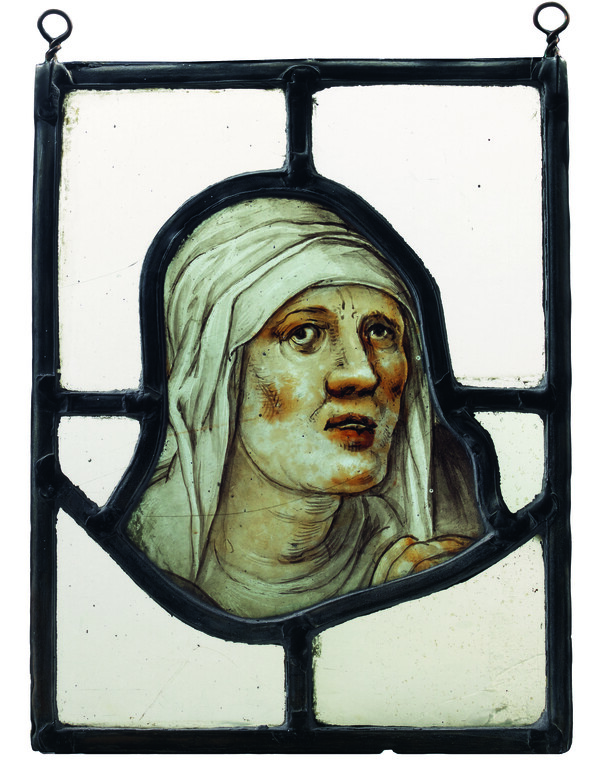 Head of the mourning Virgin