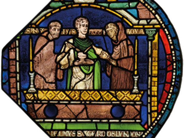 The first mixing of the Becket blood and water relic at Canterbury Cathedral