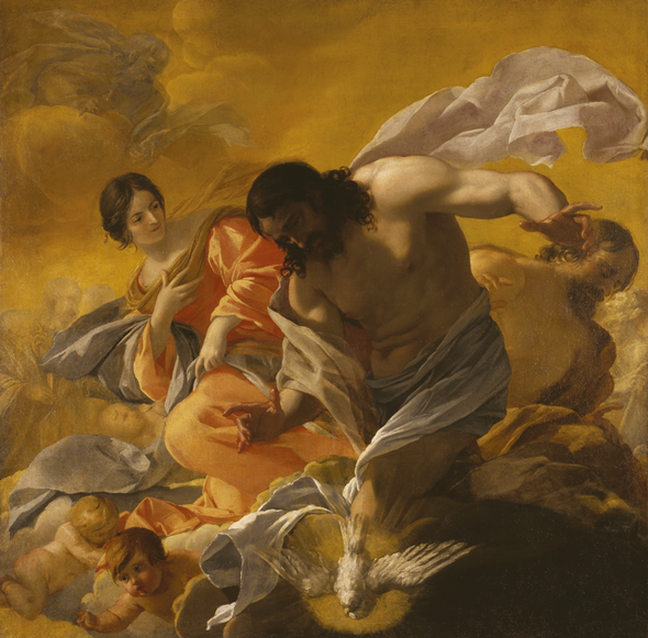 Allegory of the Divine Word, here attributed to Aubin Vouet. c.1637–40. Canvas, 162 by 162 cm.