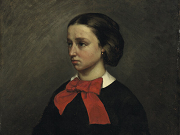 Portrait of Miss Jacquet, by Gustave Courbet