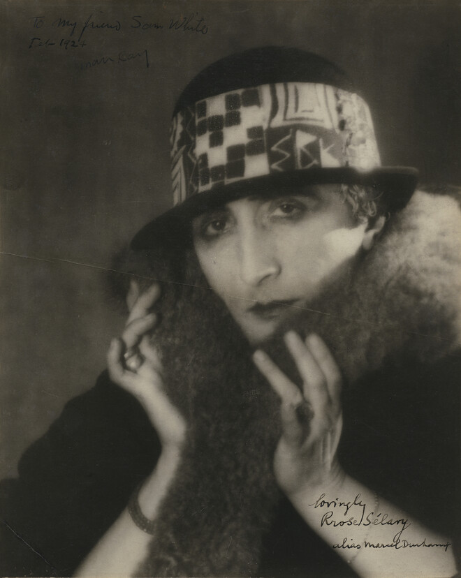 Marcel Duchamp as Rrose Sélavy