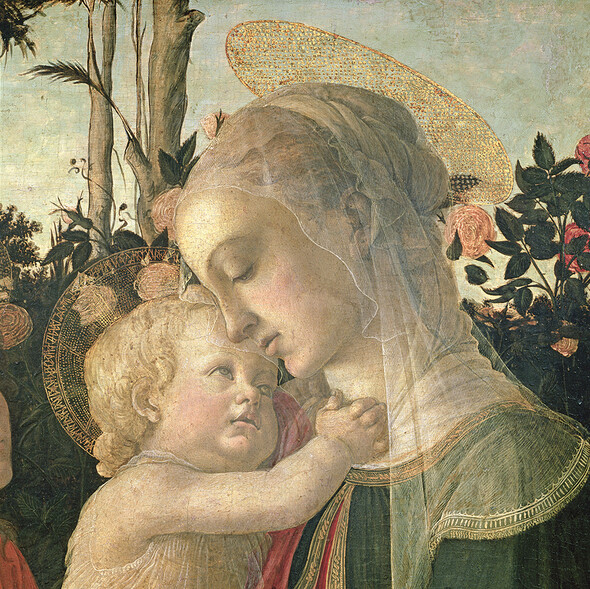 Detail from Virgin and Child with the young St John the Baptist