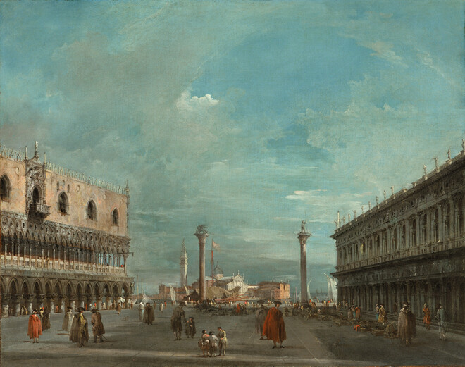 Venice: the Piazzetta with S. Giorgio Maggiore