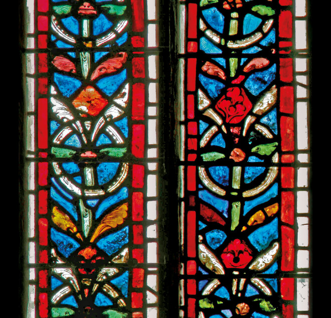 Border segment from an unknown window from Saint-Denis (Grodecki’s type ‘G’)