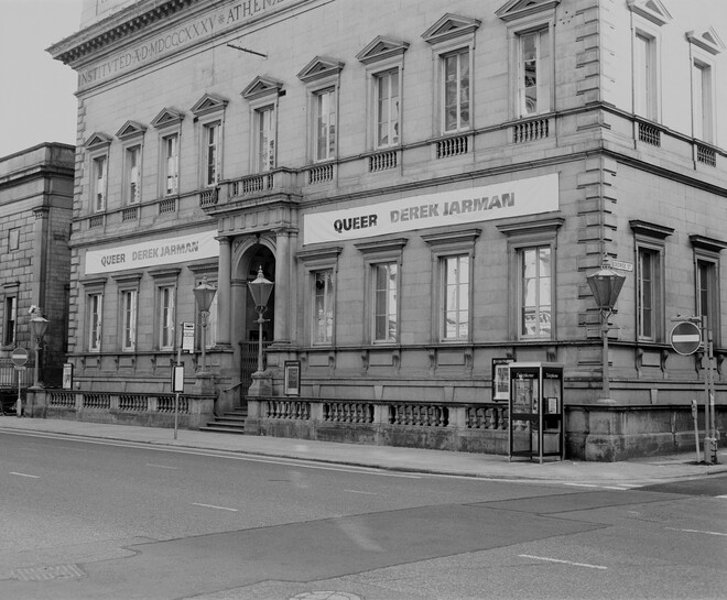 FIG 1 Exterior of Atheneaum_Manchester Art Gallery_Queer 1992_Courtesy Howard Sooley