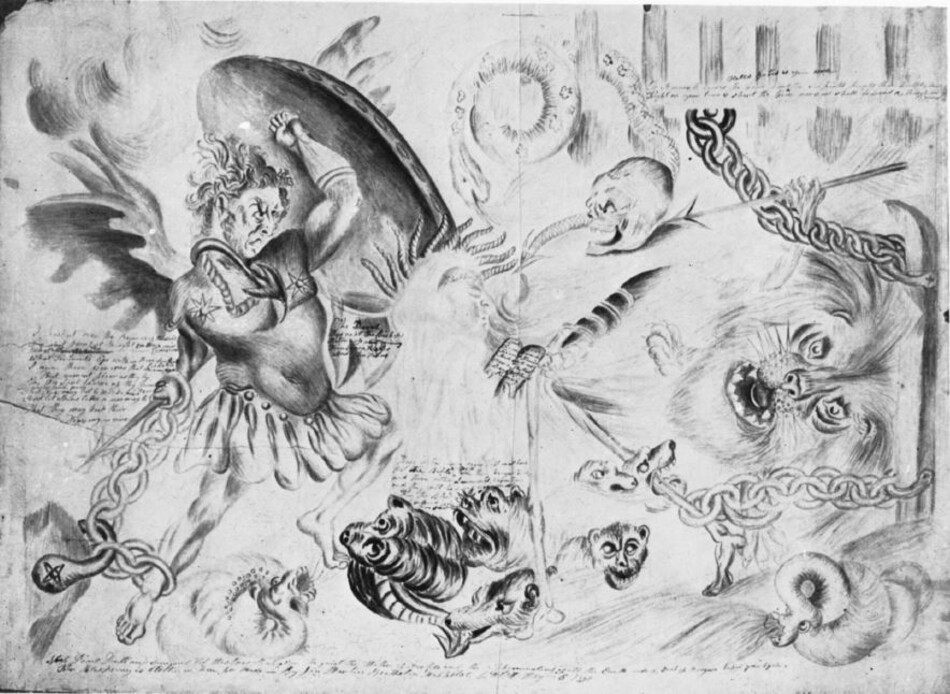 Baphomet wall art, satanic decor. – Forgotten Engravings