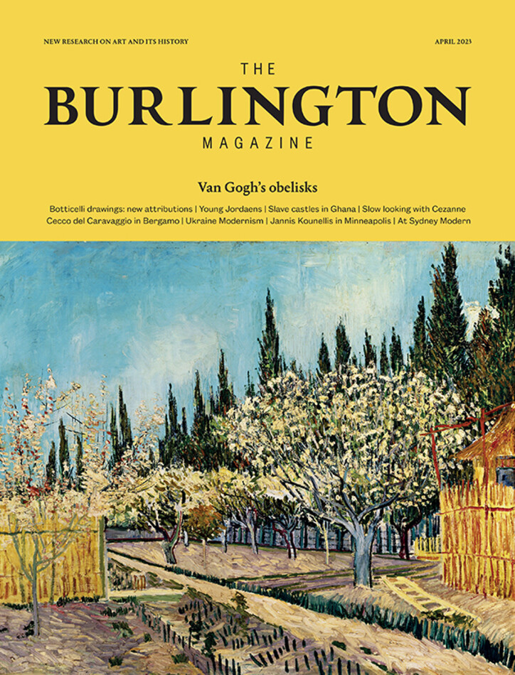 April 2023, #1441 – Vol 165 | Current issue | Current issue − The  Burlington Magazine